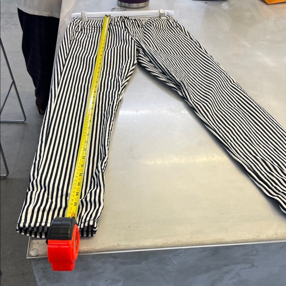 Nili Lotan Black and White Striped Pants - Picture 6 of 6